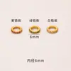 Accesorios de Oro Arena de Fuerte Conservación del Color Joyería DIY Oro Antiguo Zirconia Micro-Pavimentada Pulsera Espaciadora Pulsera Trenzada con Cuentas