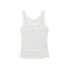 Camisola de Seda Modal para Mujer, Nueva Ropa Interior de Lana Primavera/Verano, Top de Color Sólido con Diseño Ajustado