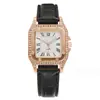 Reloj popular de la plaza WeChat comercio exterior transfronterizo strass conjunto de dos piezas para mujer romano regalo reloj de cuarzo casual para mujer