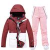 Nuevo traje de esquí de snowboard para hombre y mujer, cálido y grueso, estilo coreano, pantalones de esquí