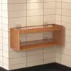 Estante de Almacenamiento de Frutas y Verduras Montado en la Pared de la Cocina, Estante de Almacenamiento Montado en la Pared, Estante para Especias, Estante de Almacenamiento Multifuncional