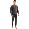 Ropa interior térmica extra gruesa con forro polar para hombre, conjunto térmico de lana a prueba de frío para temperaturas por debajo de -40 grados, conjunto de ropa engrosada para otoño e invierno del noreste