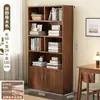 Estantería simple integrada con archivador de oficina de pared, gabinete divisor, gabinete de almacenamiento para casa de alquiler, gabinete de almacenamiento para sala de estar