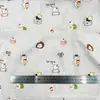 Tela de Popelina de Algodón Estampado Digital de 40 Hilos Dibujos Animados Algodón Puro Algodón Lavado Tela para Ropa de Casa de Bebé Tela para Pijamas