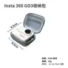 Insta Shadow Stone 360Go Ultra Cámara de Pulgar Set Estándar Bolsa de Almacenamiento Eva Caja de Almacenamiento para Cámara