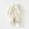 Mameluco Acolchado de Algodón de 40g para Bebé Niña, Ropa Acolchada y Engrosada para Otoño e Invierno, Mameluco, Ropa para Bebés