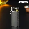 Nuevo Llegada 5501 Encendedor de Metal Retro con Rueda de Molienda Personalizado Creativo Inflable a Prueba de Viento Encendedor de Gas Dropshipping