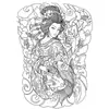 Pegatinas de Tatuaje de Jugo de Hierbas de Cobertura Total Transfronterizas para Hombres y Mujeres, Impermeables, de Larga Duración, No Reflectantes, Semipermanentes, No Extraíbles