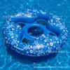 PVC inflável 4 pessoas esqui aquático ilha flutuante água inflável quatro pessoas natação flutuante linha piscina inflável natação 4 pessoas ilha flutuante
