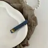 Pinza para el pelo de mezclilla con lazo retro lindo para niñas, Pinza de diseño con estrellas, Pinza para el pelo de moda Y2K, Adorno para la cabeza