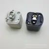 Conector de riel guía de cabezal de riel de 2 cables estándar americano, protección ambiental, ignífugo, accesorios de lámpara de cabezal de riel guía universal japonés de 3 cables