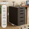 Armário de Armazenamento Simples sob a Mesa para Documentos, Armário Pequeno Minimalista Estilo Gaveta Multicamadas para Sala de Estar, Quarto, Estudo