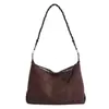 Bolsa de Veludo Camurçado Feminina Outono Inverno Versátil 2026 Nova Casual Ombro Transversal Design de Nicho Mais Vendida Bolsa Dumpling