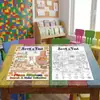 10 hojas/paquete pósters para colorear, nuevo divertido transfronterizo tema de cocina de pizza, para encontrar objetos y colorear libro de imágenes educativo creativo