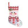 Calcetín de Navidad con lazo, calcetín para colgar en la chimenea, decoración navideña de terciopelo, bolsa de regalo, decoración de bolsa de dulces