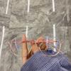 Gafas de celebridades de Internet para mujer, con cara redonda, personalidad, montura TR irregular, a la moda, a prueba de radiación de rayos azules, gafas lisas ultraligeras