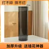 Vaso Anti-Queda de Acrílico para Hidroponia, Arranjo de Flores, Bambu da Sorte, Vaso Reto Transparente de Acrílico para Flores Frescas, Decoração para Sala de Estar, Pequeno