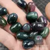Ágata Morado Verde Cuentas Cubo Jade Suelto Semilla de Hielo Flor de Hielo Calcedonia Passepartout Accesorios para Joyería DIY Cuentas de Jade Rectas