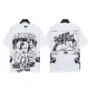 Moda Americana Transfronteriza Hellstar Serie Hellstar Camisetas Casuales de Algodón Impresas para Hombres y Mujeres Verano Sueltas de Manga Corta