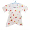Roupa de Bebê Gaze de Algodão de Camada Dupla de Alta Densidade Macacão de Peça Única Estilo Monge para Recém-Nascido Bebê Roupa de Borboleta
