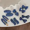 Pinza para el pelo de sarga de acetato de piel de vaca, pinza para flequillo lateral, pinza de garra pequeña, pinza de maquillaje de alta gama de moda, accesorio para el pelo, adorno para la cabeza