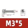 304 disco redondo cabeça cruz três combinação parafuso GB9074.8 máquina de iluminação dente parafuso atacado M2M2.5M3-M6M8