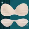 Almofadas de Silicone Espessas Realistas para Seios Femininos, Inserções de Sutiã Respiráveis de Peça Única para Regatas e Lingerie
