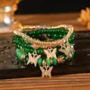 Pulsera de Moda con Colgante de Mariposa para Mujer, Elástica Multicolor de Múltiples Capas Set de 4 Piezas Pulsera al por Mayor, Fuente de Venta Caliente de Aliexpress