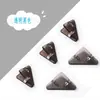 Clip Triangular de Esquina Estilo Japonés Sencillo, Clip Transparente Mate, Clip para Almacenamiento de Papeles de Examen y Documentos de Estudiantes, Clip para Bordes Anti-Rizado