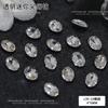 Joias de diamante mini pontiagudas para nail art atacado Super Brilho transparente olho de cavalo estrela coração broca de unha de vidro cristal
