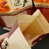 Saco de embalagem para carne seca saco auto selante de papel kraft saco de carne seca especialidade da pradaria saco de selagem saco auto selante de papel kraft