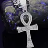 Joias da Moda Europeia e Americana Personalidade Cruz Pingente Único Pingente Cheio de Diamante Hip-Hop Corrente Cubana Masculina Fabricante Atacado