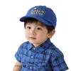 Chapéu de Bebê Estilo Primavera e Outono Boné de Baseball com Letras Bordadas, Aba Macia, Estilo Coreano, Chapéu de Sol Infantil Versátil Casual
