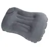 Almohada inflable en forma de U, automática, portátil, para viajes, cuello, avión, viajes al aire libre, Sanbao