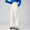 Pantalones tácticos de pierna ancha holgados de moda para mujer, pantalones paracaidistas impermeables a prueba de viento para exteriores para hombres, senderismo y montañismo