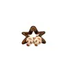 Lindo Pinza de Garra de Gato con Estrella de Cinco Puntas para Mujer, Pinza para el Cabello de Tamaño Mediano para Recogido Parcial en la Parte Posterior de la Cabeza, Pinza de Tiburón Accesorio para el Cabello Fino