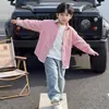 2087 Camisa Xadrez de Outono Infantil Jaqueta Camisa Casual para Meninos 2026 Novo Estilo Coreano Roupa Fina para Bebês