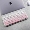 Teclado Bluetooth 84 Jue 308i Macaron Negro Punto Retro Película Protectora Lipstick Tecla Mecánica Cubierta Antipolvo Colorido