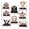 Suministros para fiestas de graduación transfronterizas, accesorios fotográficos, decoración de panal de graduación de oro negro, 8 piezas, venta al por mayor