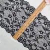 Fita de Renda Elástica Macia Tecido de Renda Artesanal DIY Acessórios de Roupa Bainha de Saia Borda de Roupa Ornamento