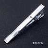 Presilha de Gravata de Metal Yiwu Entrega Fábrica Pronta Entrega Transfronteiriça Mais Vendida Prata Terno Formal Negócios Terno Masculino