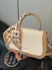 Bolso Femenino de Moda de Nicho Transfronterizo Otoño 2026, Elegante y Versátil para Hombro, Cruzado, Bolso de Mano, Elegante Bolso Cuadrado Pequeño