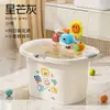 Cubo de Baño para Bebé Jingqi Cubo de Natación para Bebé Cubeta de Baño Puede Sentarse en Casa Cubeta de Baño Grande Engrosada para Mantener Caliente en Invierno