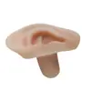 Modelo de ouvido ferramenta de limpeza de ouvido modelo de treinamento para ensino estudantil prática modelo de furo de ouvido de silicone modelo de canal auditivo