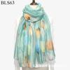 Lenço Floral Étnico Vintage Lenço de Bali Tamanho Grande Xale de Algodão Cachecol de Seda Quente de Inverno para Mulheres