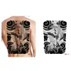 Tatuaje Temporal de Hierbas para Mitad de Espalda Pegatina Dragón Geisha Chhao Yun Pegatina de Tatuaje para Espalda Pegatina de Tatuaje Semi-Permanente de Jugo para Espalda