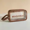 Nueva Bolsa de Cosméticos de Doble Capa, Gran Capacidad, Separación Seco y Húmedo, Bolsa de Almacenamiento Impermeable, Bolsa Portátil de Cosméticos y Artículos de Tocador para Baño y Viajes