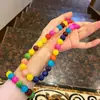 Pulsera collar de cuarzo de verano colorido happy dopamine