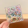 Elásticos de Cabelo Fofos e Versáteis do Tamanho de um Polegar, Cordões de Cabelo Doces e Frescos para Crianças, Elásticos Pequenos de Alta Elasticidade e Duráveis, Acessórios de Cabelo para o Início da Primavera