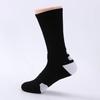 Calcetines deportivos clásicos de baloncesto de caña alta con fondo de toalla, calcetines altos de élite antideslizantes y gruesos de felpa